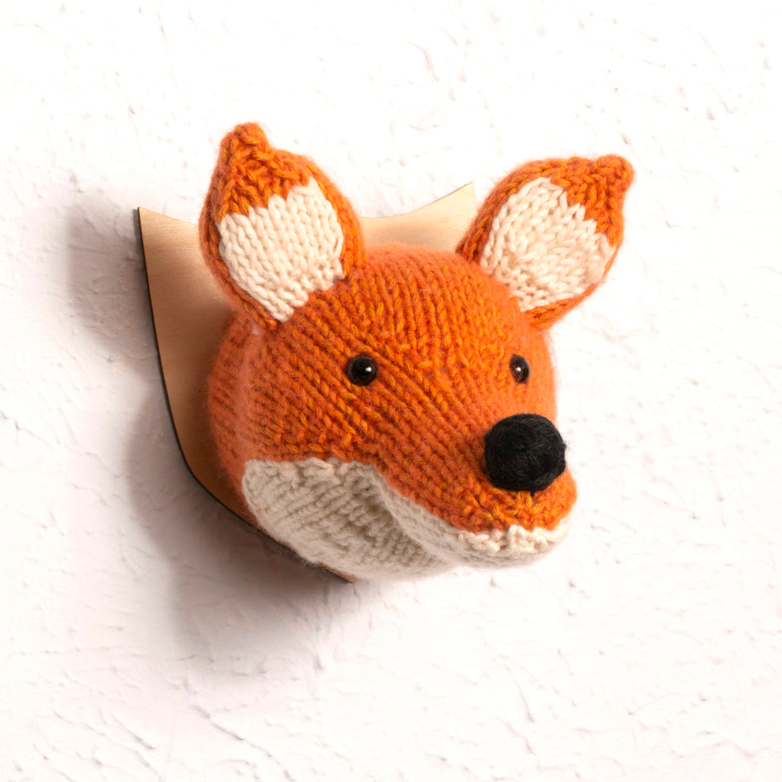 Mini Fox Head Knitting Kit