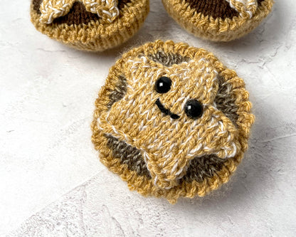 Mini Mince Pie Knitting Kit