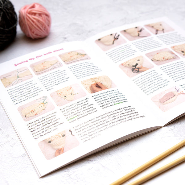 Mini Sheep Head Knitting Kit