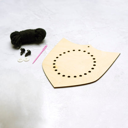 Mini Sheep Head Knitting Kit