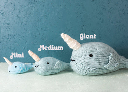 Zoe the Narwhal Knitting Kit - Giant
