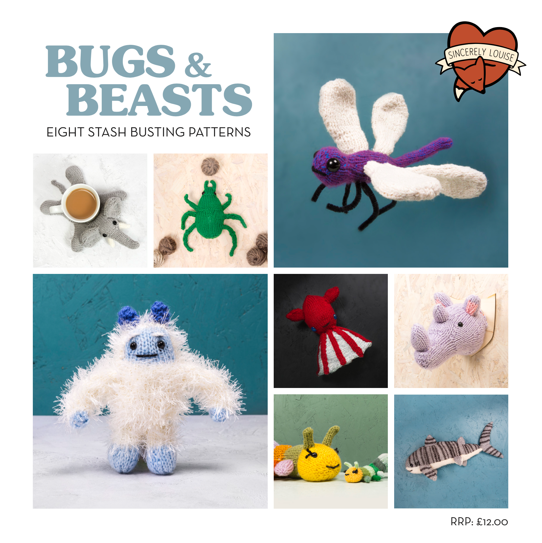 Scrap Yarn Challenge: Bugs and Beasts