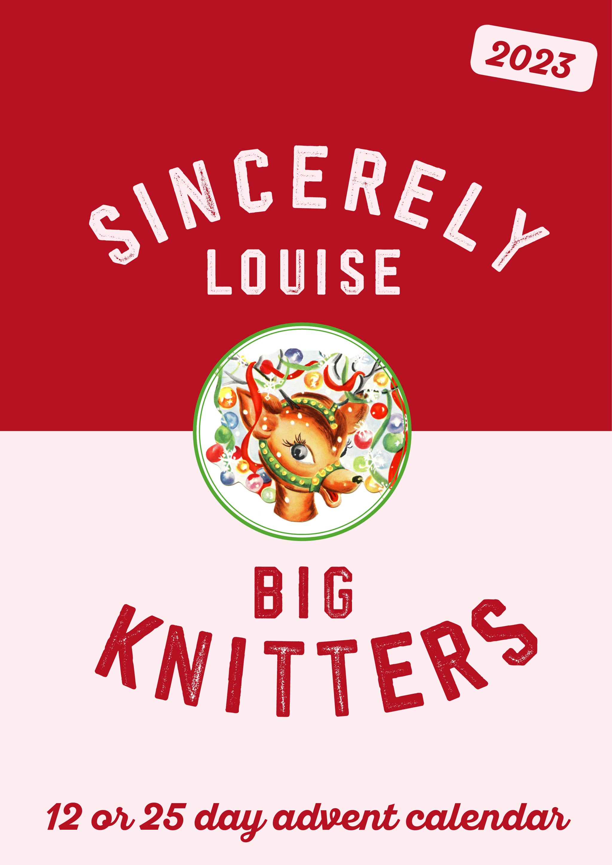 Subscription: UK ONLY Sincerely Louise x Big Knitters 2023 Advent Calendar