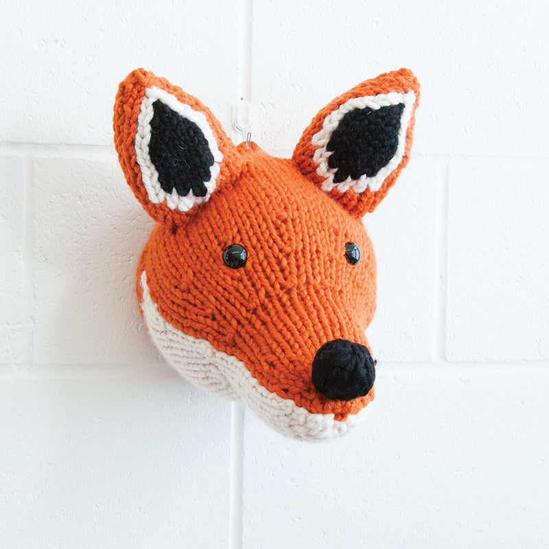 Giant Fox Head Knitting Kit (4508546203780)