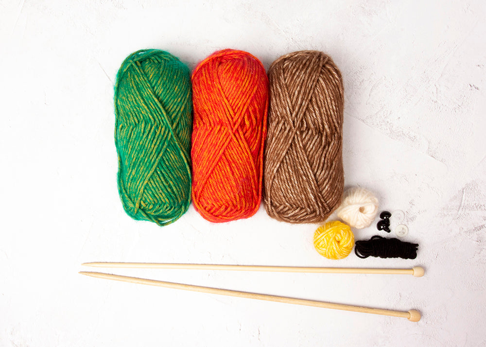 strawberry knitting kit
