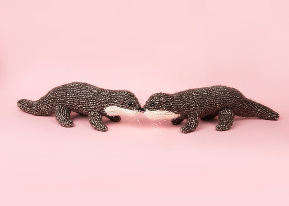 Pair of Otters Knitting Kit