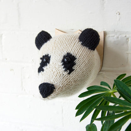 Mini Panda Head Knitting Kit (4594246484100)