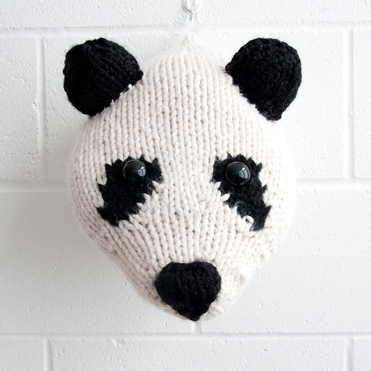 Giant Panda Head Knitting Kit (4627449675908)
