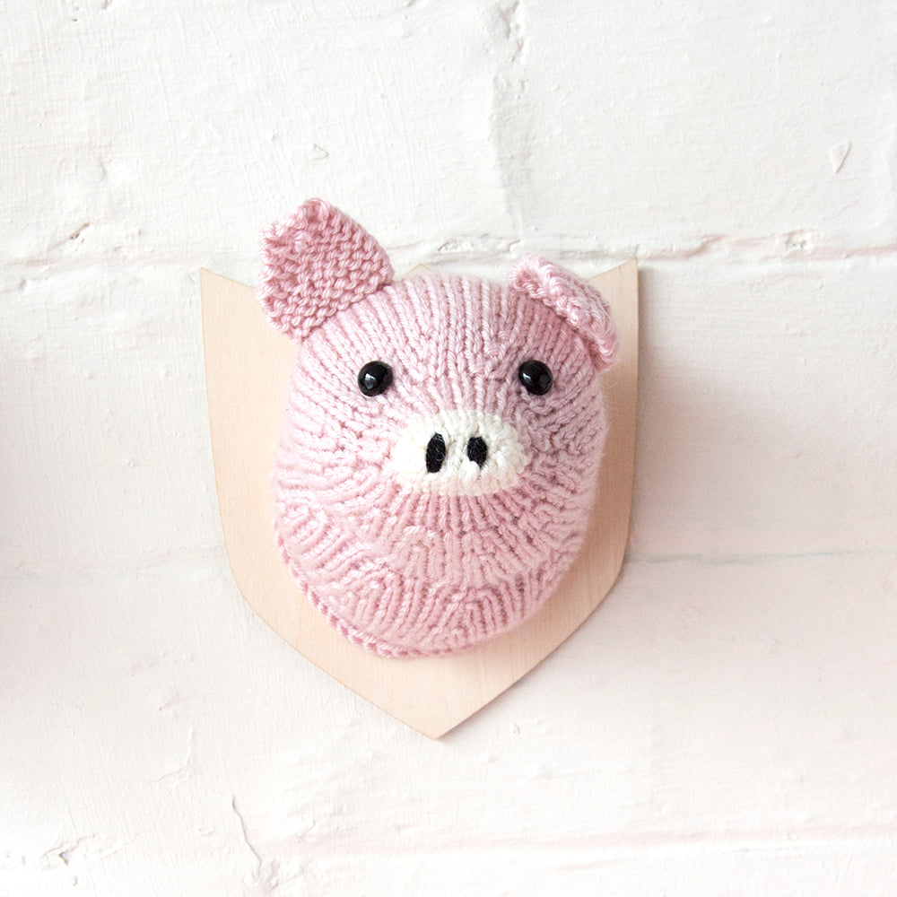 Farm Friends - Mini Animal Heads Knitting Kit (5848007999645)