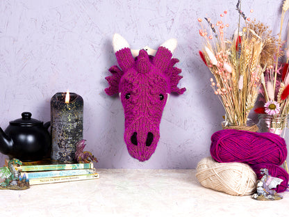 Mini Dragon Head Knitting Kit