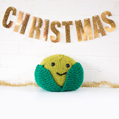Giant Christmas Pudding and Sprout Knitting Kits (4641589690500)