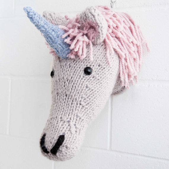 Giant Unicorn Head Knitting Kit (4508614033540)